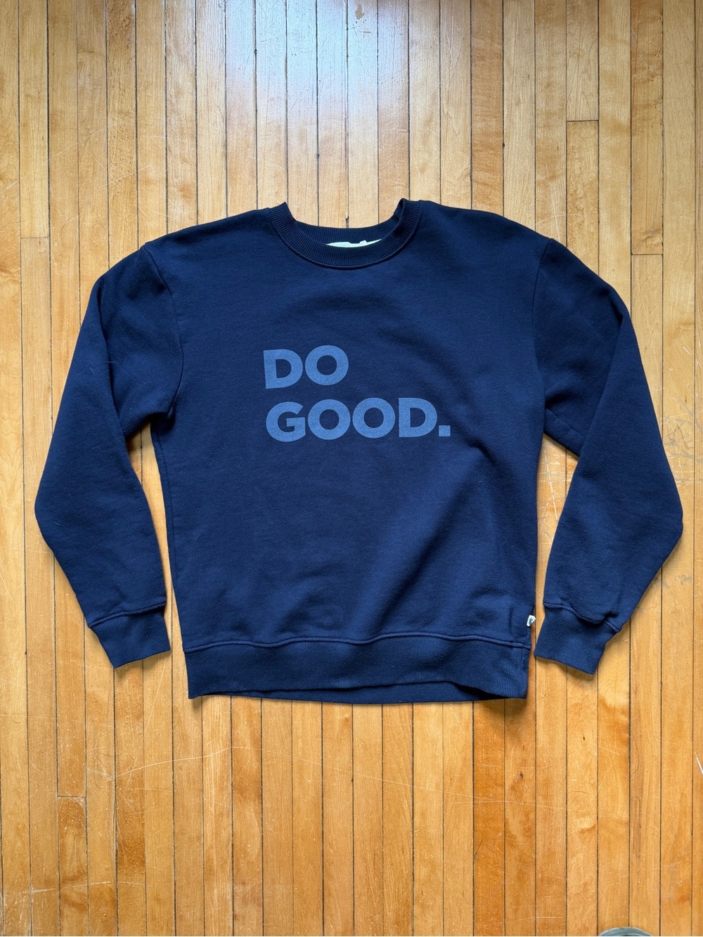 Cotopaxi ‘DO GOOD.’ Crewneck Navy Blue Sweatshirt Unisex Sz. M